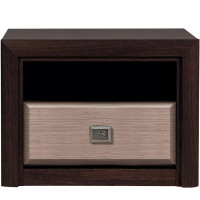 Тумба нічна Коен МДФ KOM1S Венге магія/штрокс темний Гербор (Gerbor) Україна